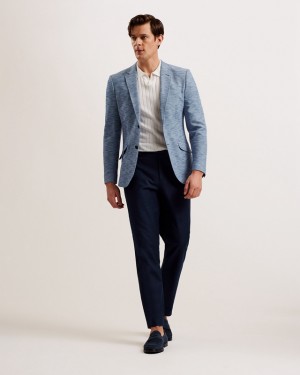 Ted Baker Marcusj Jersey SB2 Slim Men's Blazers Blue | 784263-NYJ