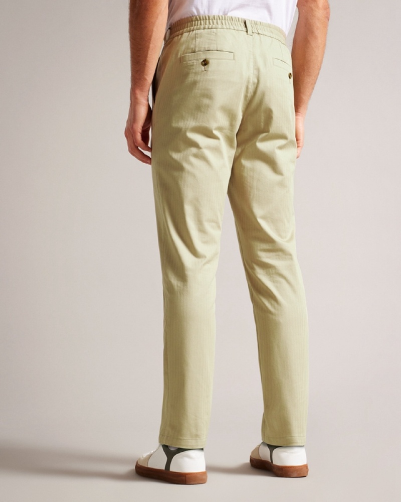 Ted Baker Bossar Camburn Regular Fit Men's Pants Beige | 803742-RXD