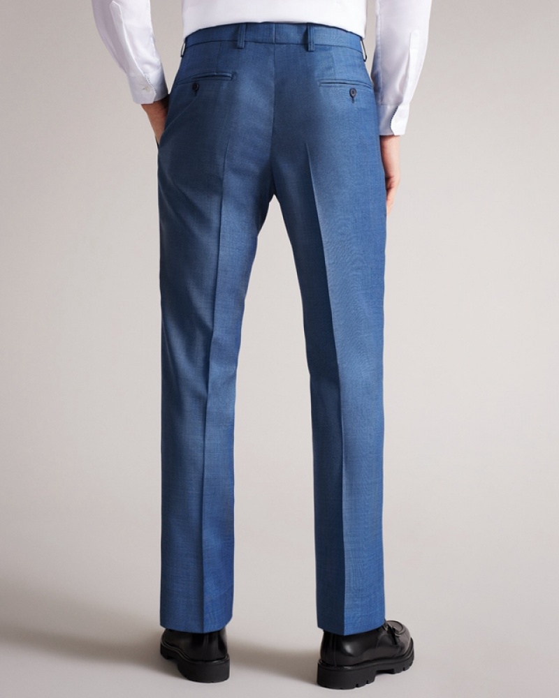 Ted Baker Camdets Slim Light Blue Men's Pants Blue | 894730-YBJ