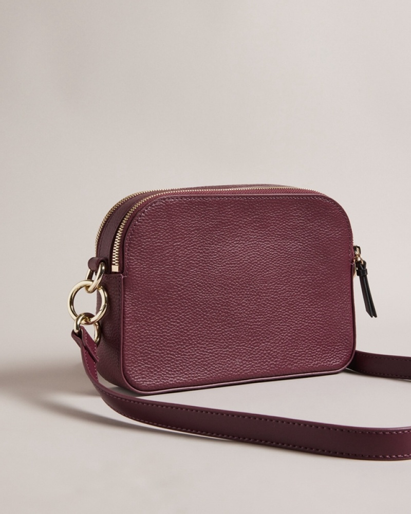 Ted Baker Darcelo Branded Webbing Women's Crossbody Bag Purple | 894571-BAF