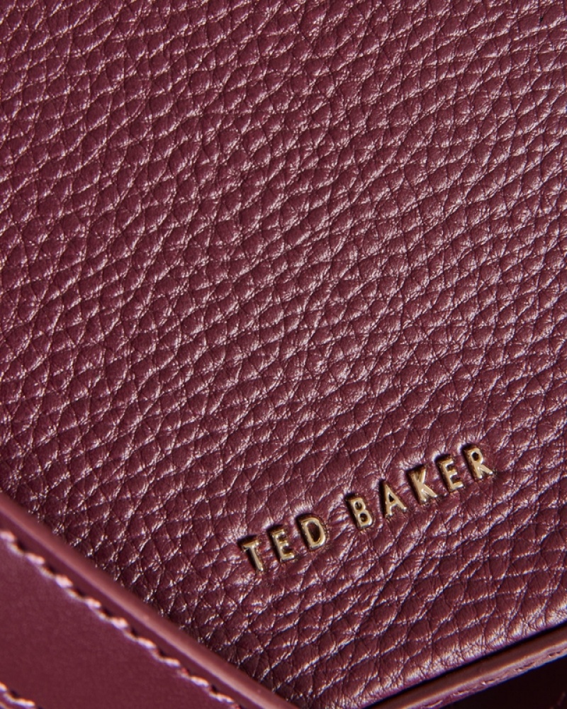 Ted Baker Darcelo Branded Webbing Women's Crossbody Bag Purple | 894571-BAF