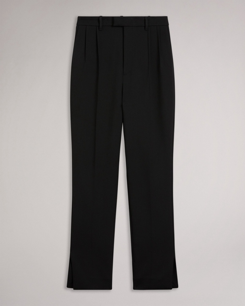 Ted Baker Frittat Cigarette Tailored with Darts Women's Pants Black | 457681-IMD