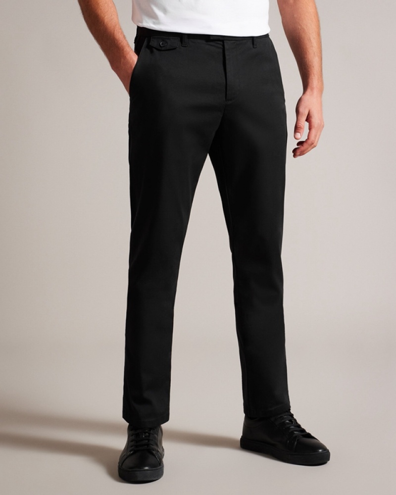 Ted Baker Haydae Slim Fit Chino Men's Pants Black | 362057-HJD