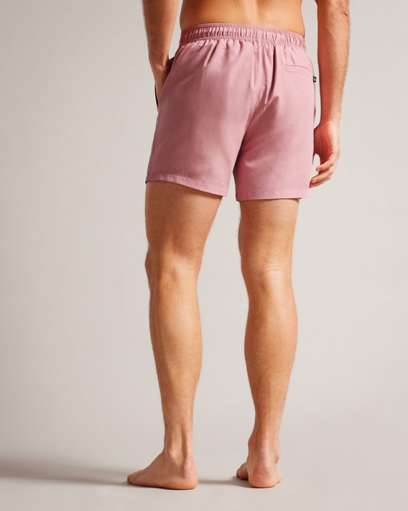 Ted Baker Hiltree Plain Men's Shorts Rose | 125386-HIC