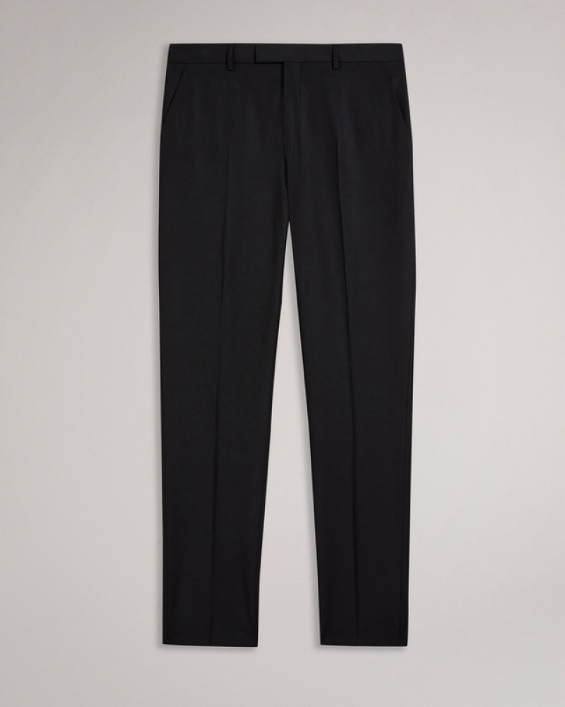 Ted Baker Lothian Slim Fit Trs Men's Pants Black | 031296-STU