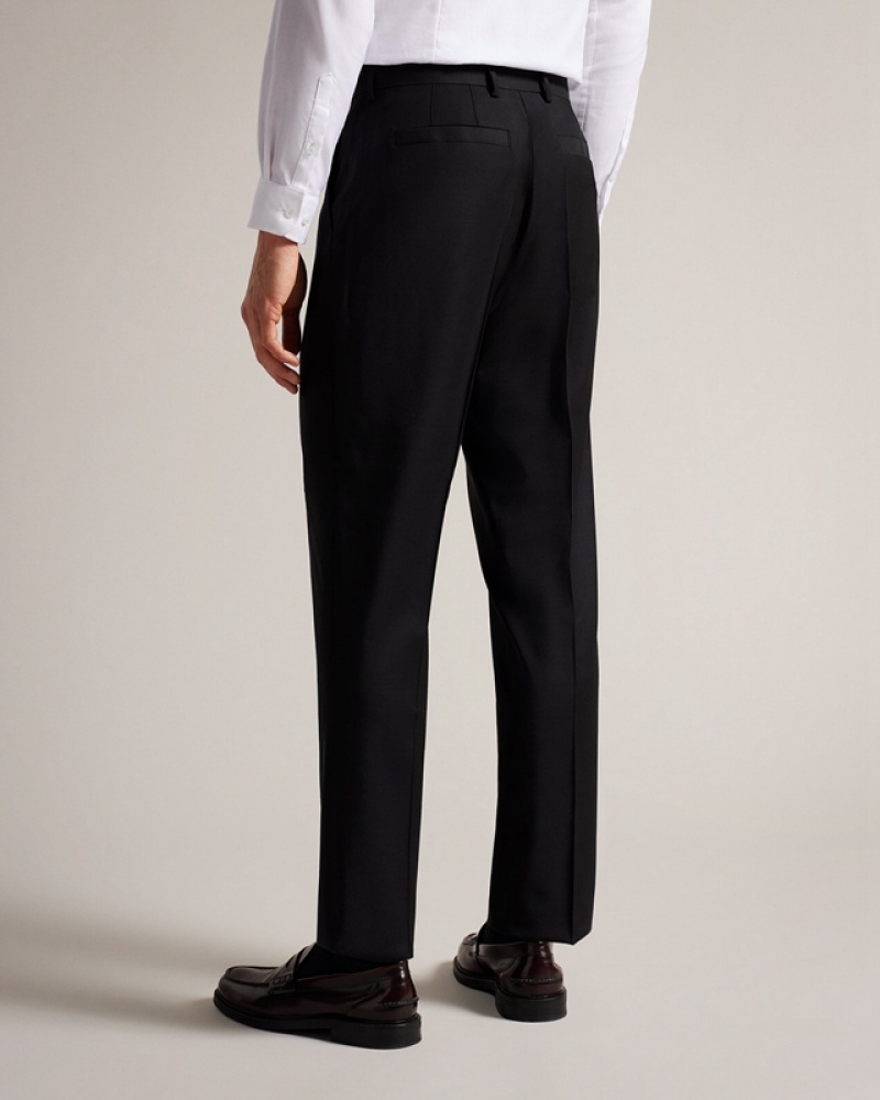 Ted Baker Lothian Slim Fit Trs Men's Pants Black | 031296-STU