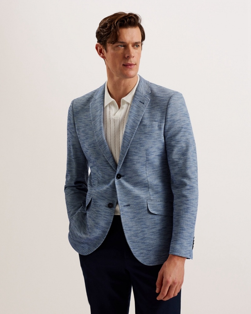 Ted Baker Marcusj Jersey SB2 Slim Men's Blazers Blue | 784263-NYJ