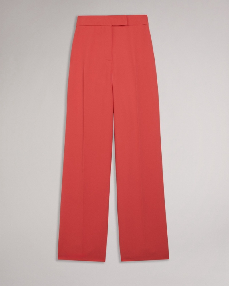 Ted Baker Sayakat Wide Leg Women's Pants Coral | 471630-VBT