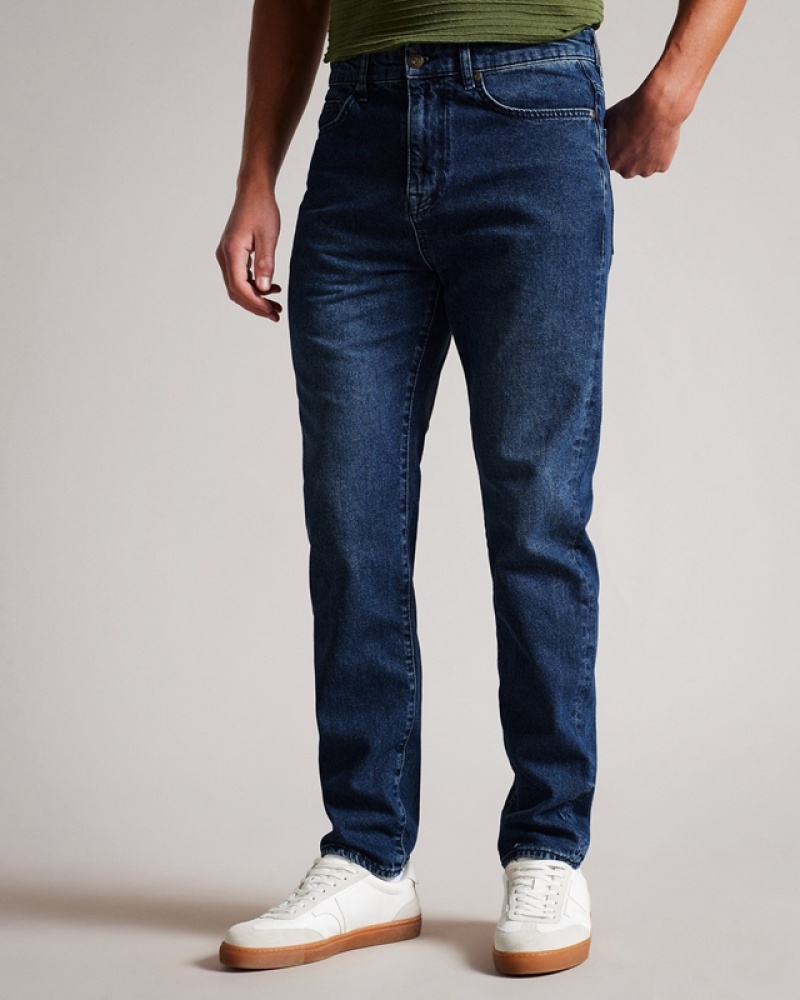 Ted Baker Strtfo Slim Leg Denim Men's Jeans Blue | 639750-VEY