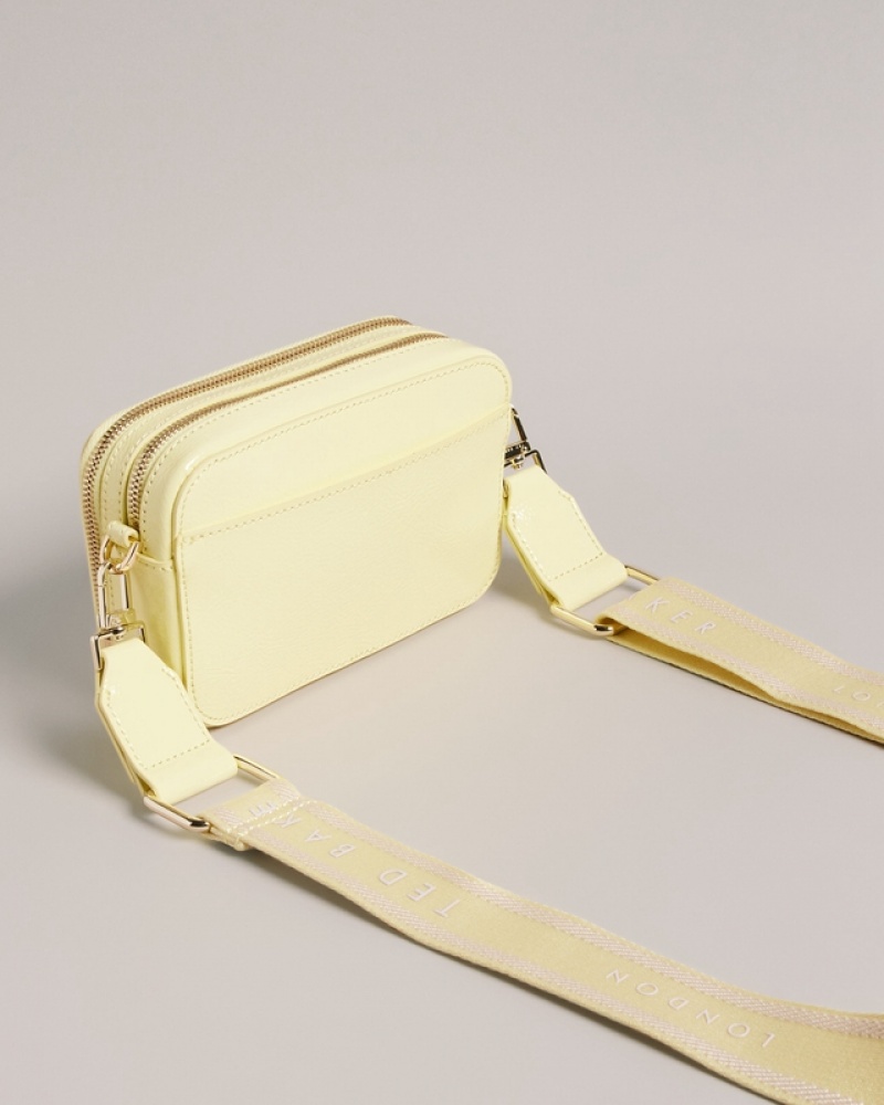 Ted Baker Stunnie Webbing Mini Women's Crossbody Bag Yellow | 415390-SPT