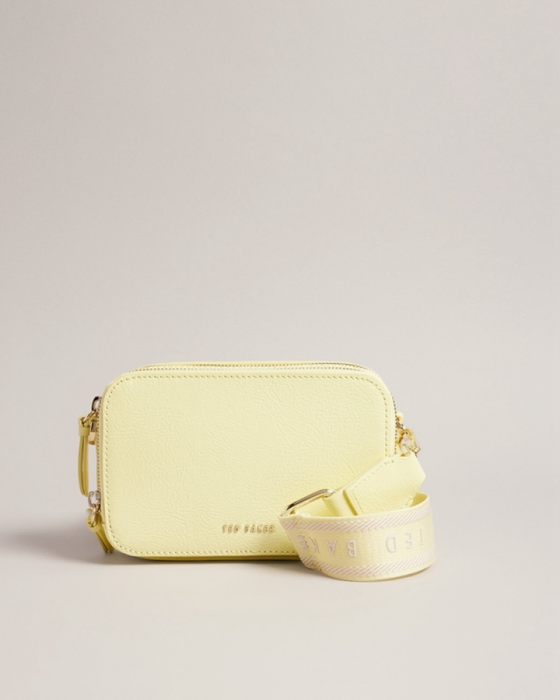 Ted Baker Stunnie Webbing Mini Women\'s Crossbody Bag Yellow | 415390-SPT