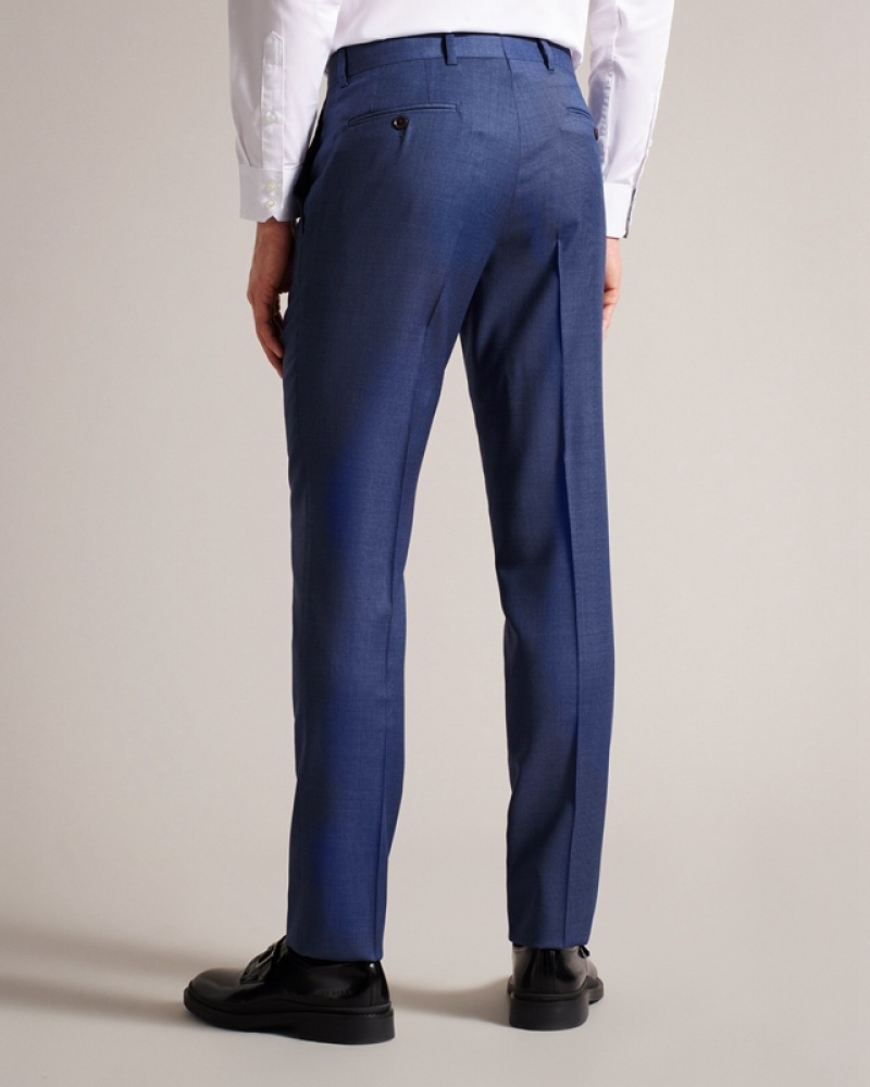 Ted Baker Upsalat Navy Mix Men's Pants Navy | 840157-ICR