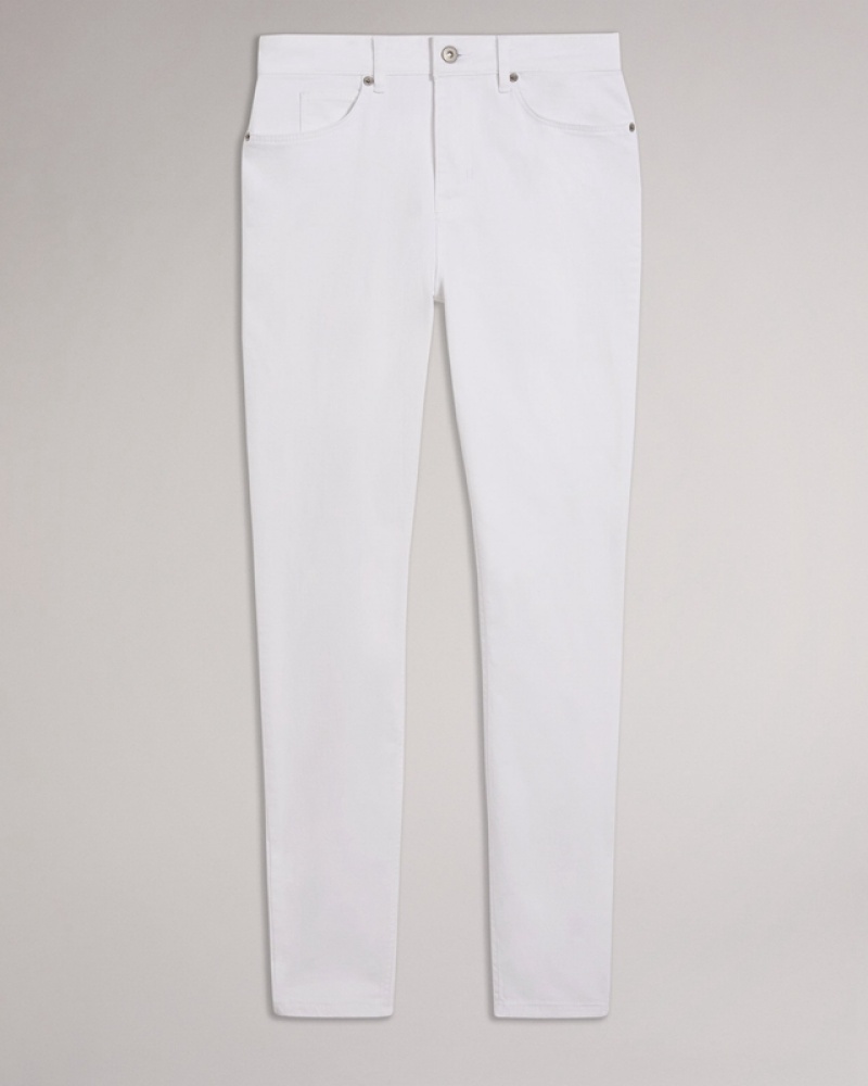 Ted Baker Ziarah Skinny Women's Jeans White | 152748-GLH